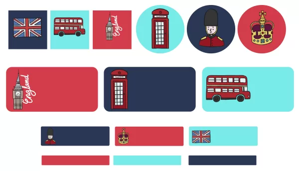 Etiquetas de Viajes o Países - Londres 1 - Image 2