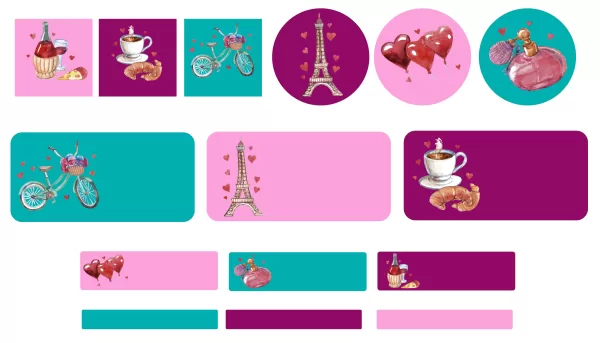 Etiquetas de Viajes o Países - París 2 - Image 2