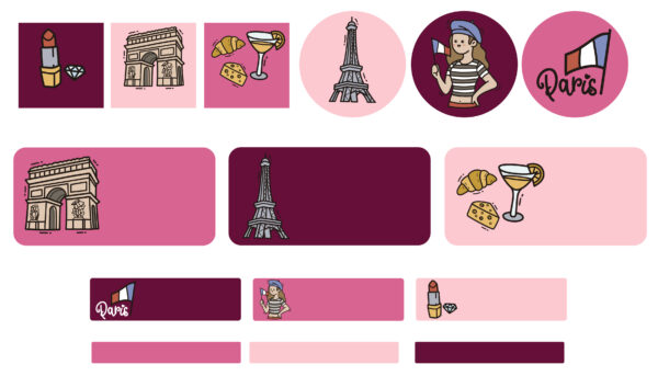 Etiquetas de Viajes o Países - París 1 - Image 2